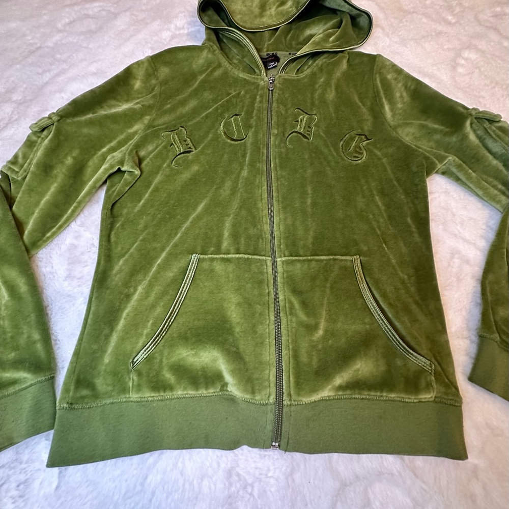 BCBG MAXAZRIA Women's Medium Hoodie. Full zip.